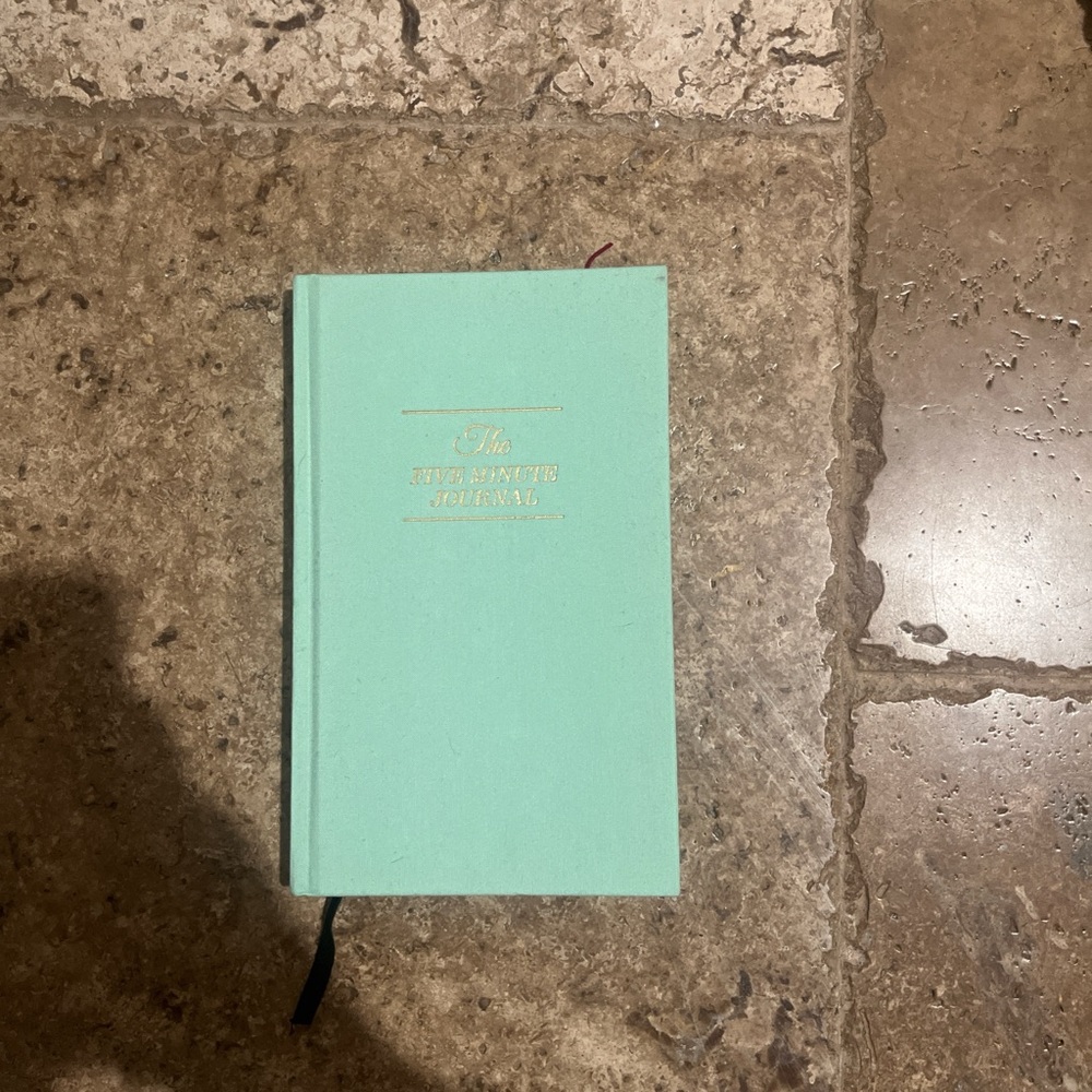 Mint Green The Five Minute Journal by Intelligent Change